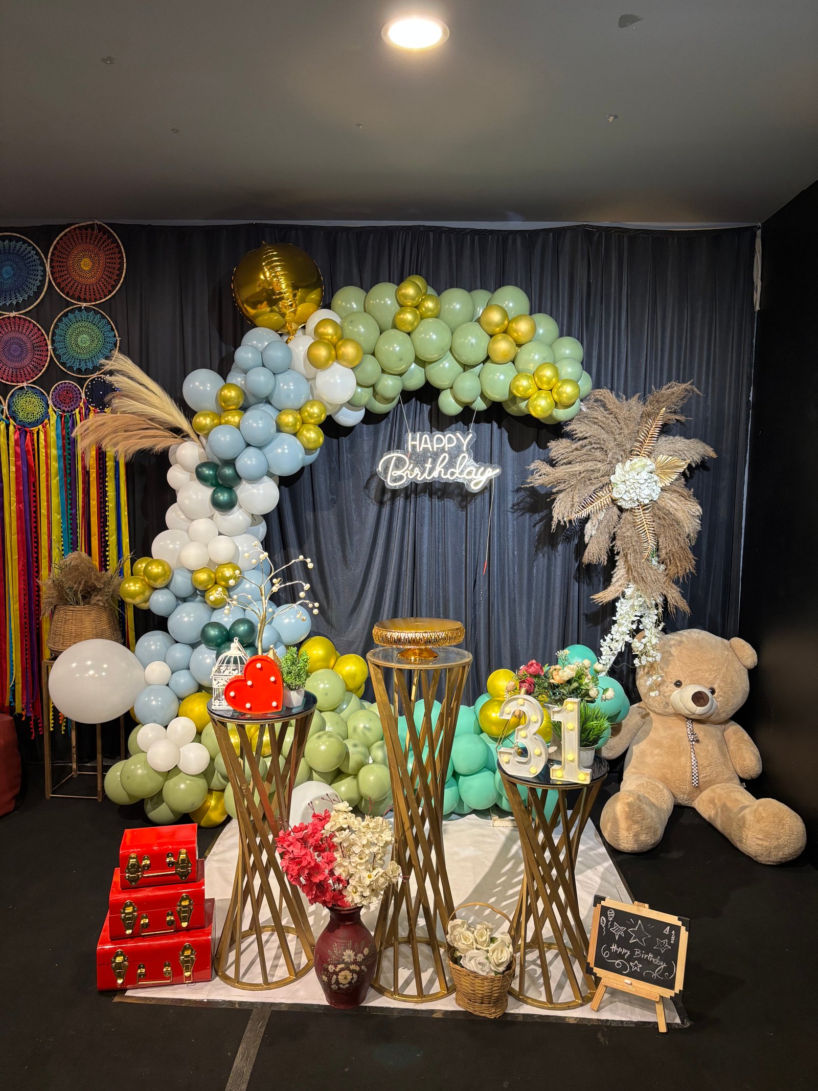 Decoration service charge + tax